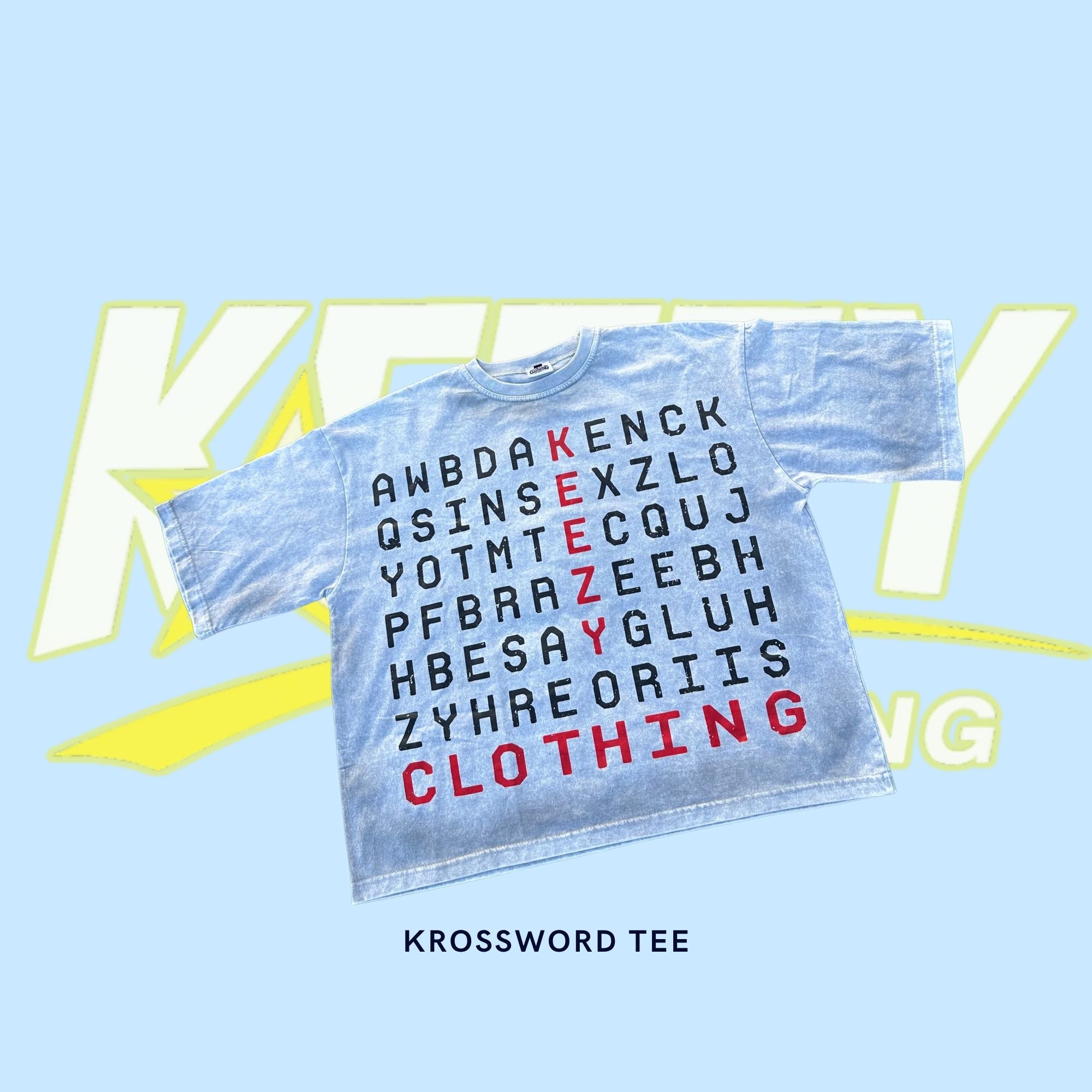 Keezy “KROSSWORD” Tee