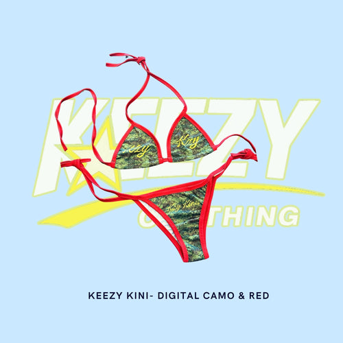 Keezy Kinis Digital Camo & Red