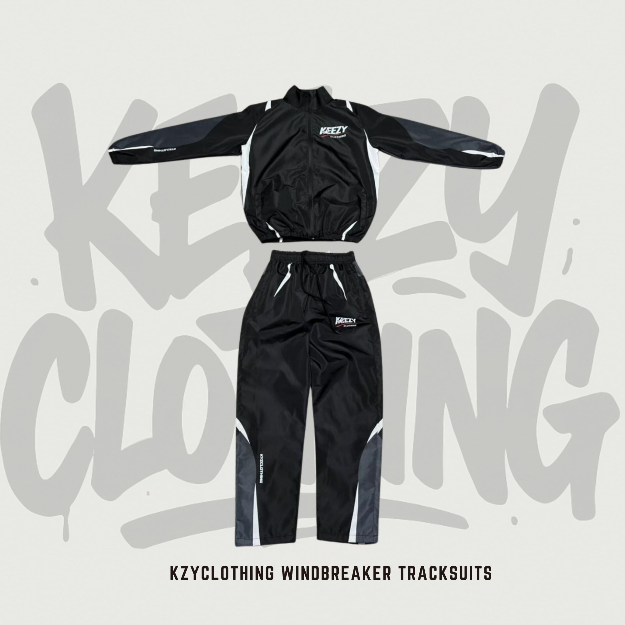 KZY Clothing Windbreaker Tracksuits