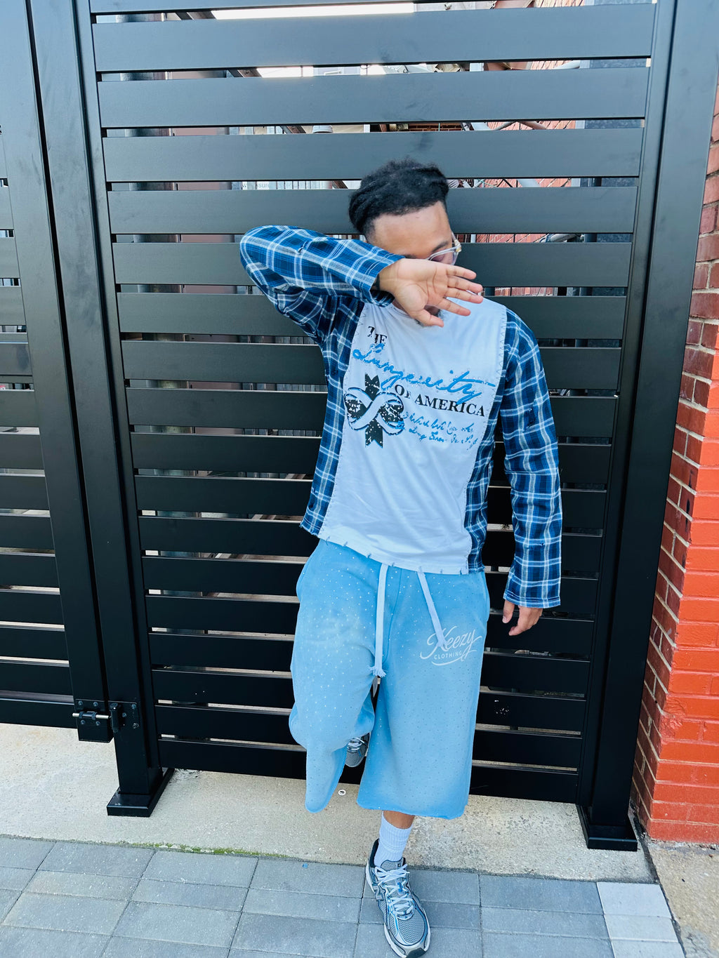 UNC RHINESTONE SHORTS