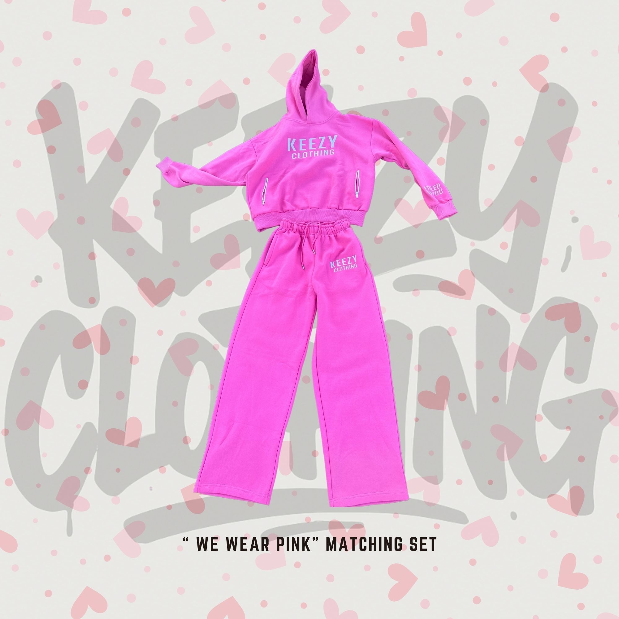 "WE WEAR PINK" Matching Set
